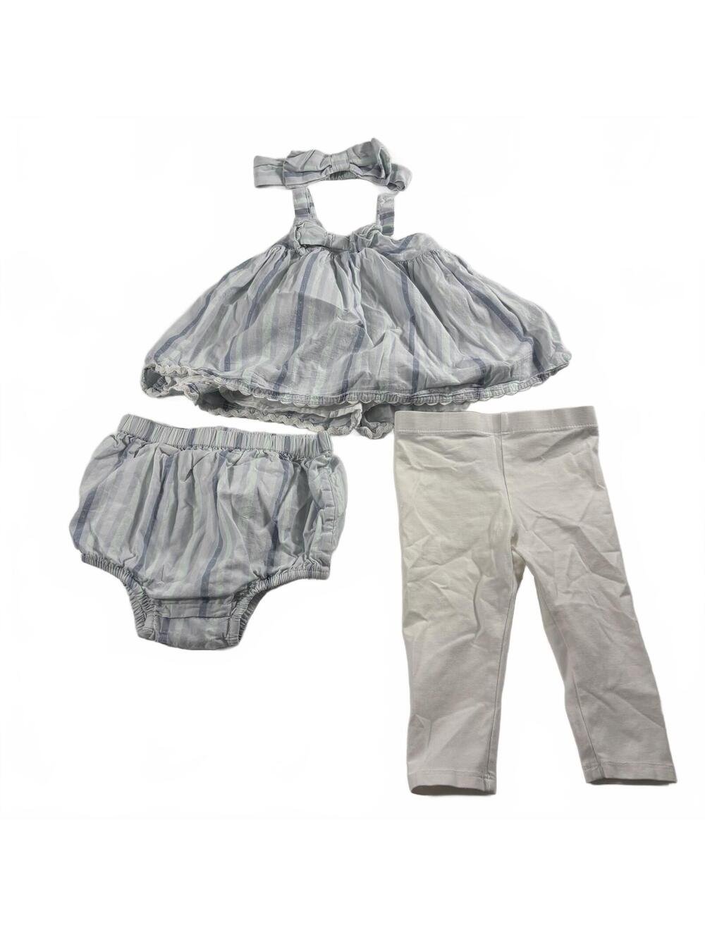 Max Studio Toddler Girl Blue Pastel 4-Piece Matching Set 24 Month